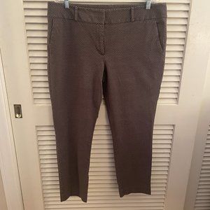 Grey Burgundy Dress Pants